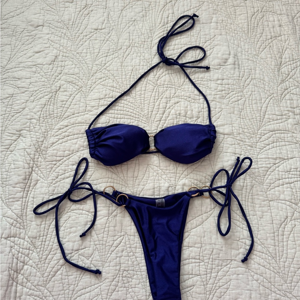 Blue Bikini Set - Picture 2 of 4